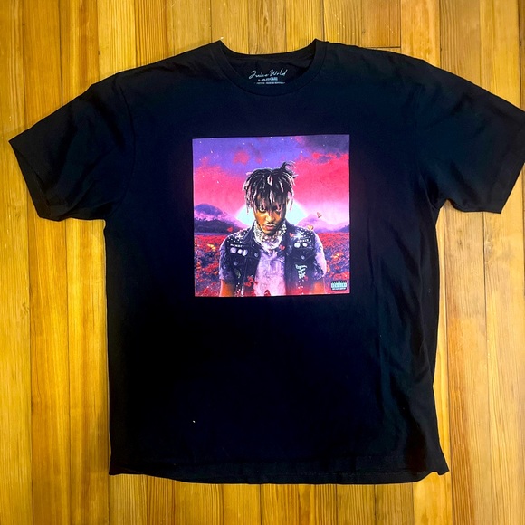 Juice World Legends Never Die Large Black T-shirt - Picture 2 of 4